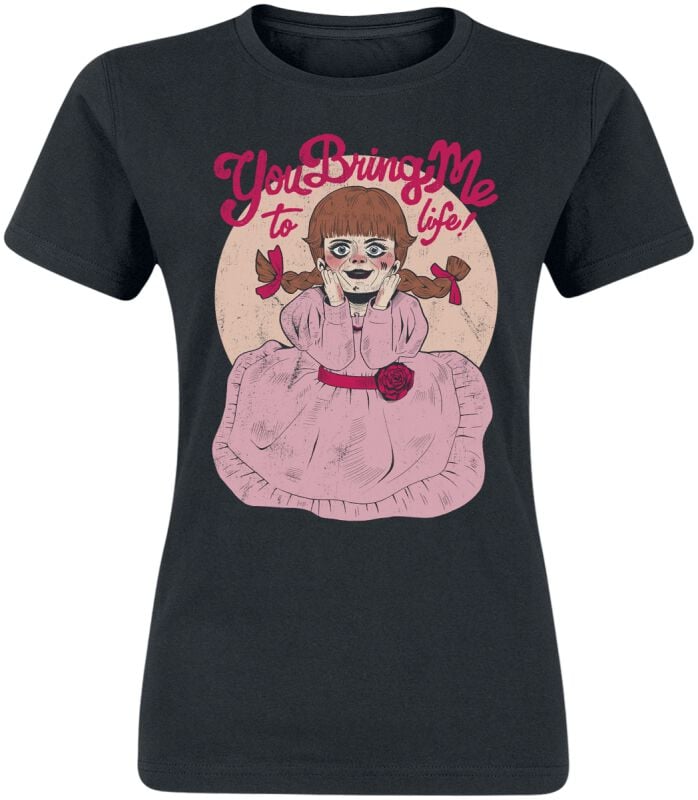 T-Shirt Manches courtes  de Annabelle - You Bring Me To Life - M à XXL - pour Femme - noir - Annabelle