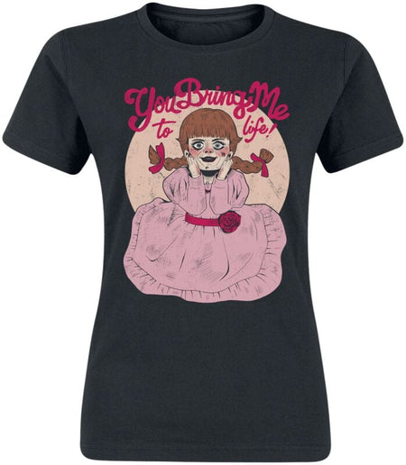 T-Shirt Manches courtes  de Annabelle - You Bring Me To Life - M à XXL - pour Femme - noir - Annabelle
