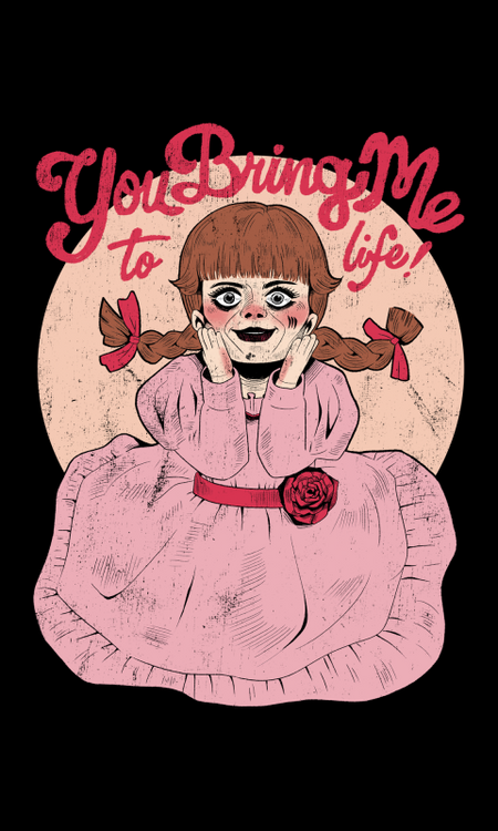 T-Shirt Manches courtes  de Annabelle - You Bring Me To Life - M à XXL - pour Femme - noir - Annabelle - View 2