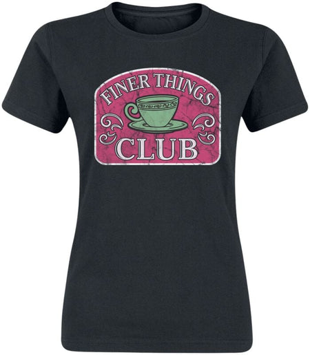 T-Shirt Manches courtes  de The Office - Finer Things Club - M à XXL - pour Femme - noir - The Office
