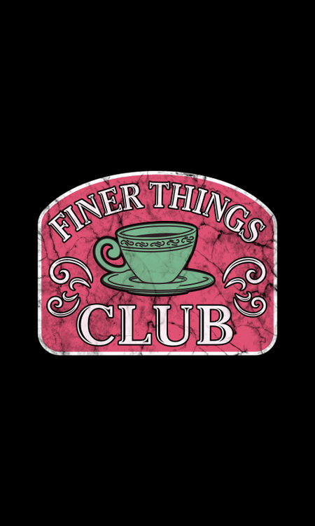 T-Shirt Manches courtes  de The Office - Finer Things Club - M à XXL - pour Femme - noir - The Office - View 2