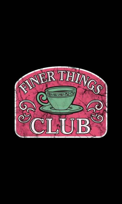 T-Shirt Manches courtes  de The Office - Finer Things Club - M à XXL - pour Femme - noir - The Office - View 2