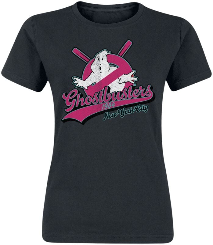 T-Shirt Manches courtes  de SOS Fantômes - New York City - L à XL - pour Femme - noir - SOS Fantômes