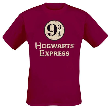 T-Shirt Manches courtes  de Harry Potter - Hogwarts Express Platform 9-3/4 - L à XXL - pour Homme - rouge - Harry Potter
