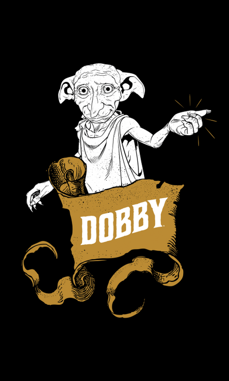 T-Shirt Manches courtes  de Harry Potter - Dobby - S à L - pour Homme - noir - Harry Potter - View 2