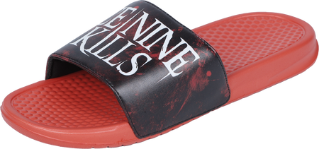 Tongs  de Ice Nine Kills - EMP Signature Collection - EU37 à EU46 - pour Unisexe - rouge/noir - Ice Nine Kills - View 2