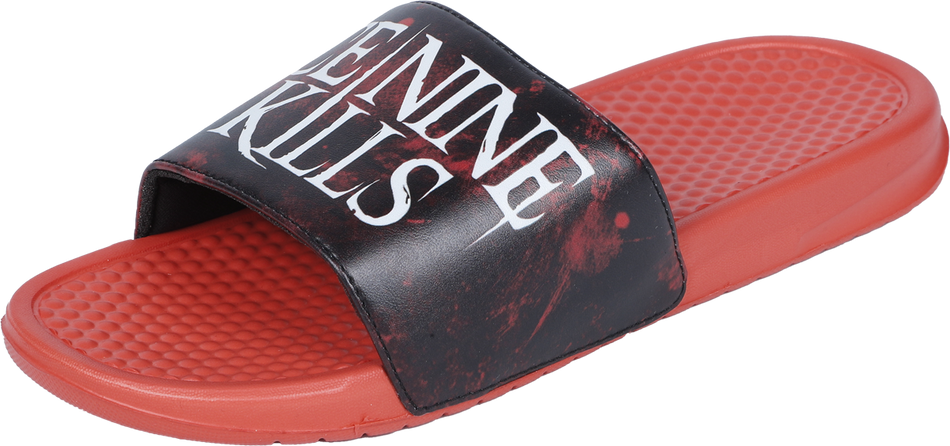 Tongs  de Ice Nine Kills - EMP Signature Collection - EU37 à EU46 - pour Unisexe - rouge/noir - Ice Nine Kills - View 2