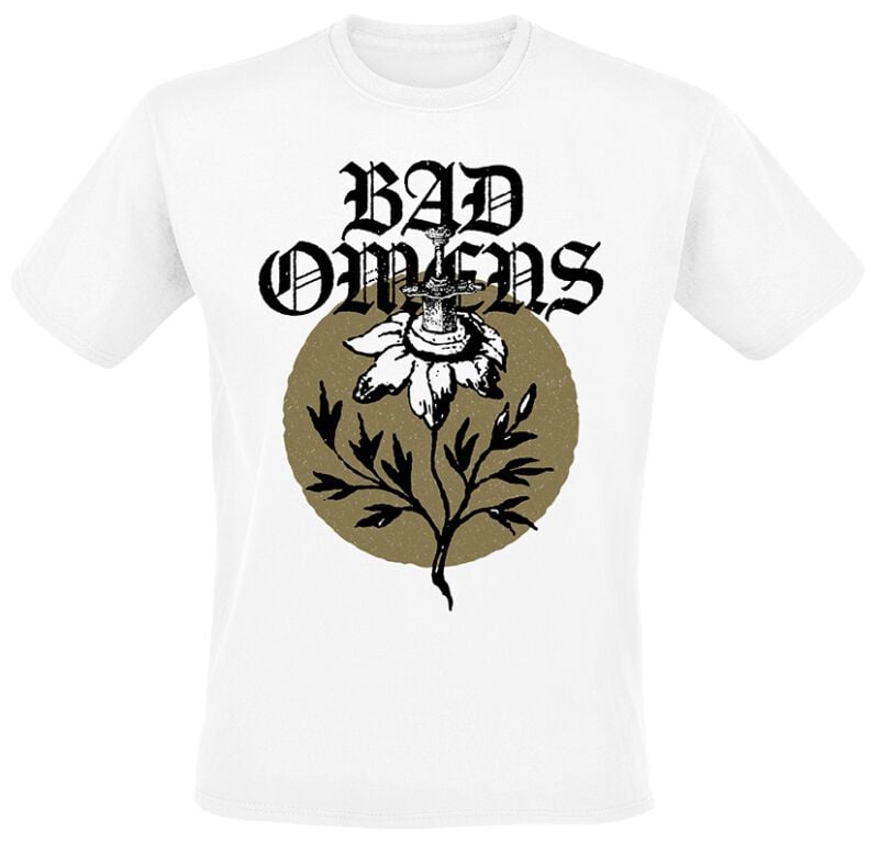 T-Shirt Manches courtes  de Bad Omens - Sunflower - S à 4XL - pour Homme - blanc - Bad Omens