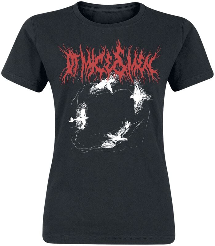 T-Shirt Manches courtes  de Of Mice & Men - Obsolete - S à M - pour Femme - noir - Of Mice & Men