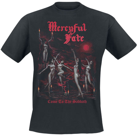 T-Shirt Manches courtes  de Mercyful Fate - Come To The Sabbath - S à 3XL - pour Homme - noir - Mercyful Fate