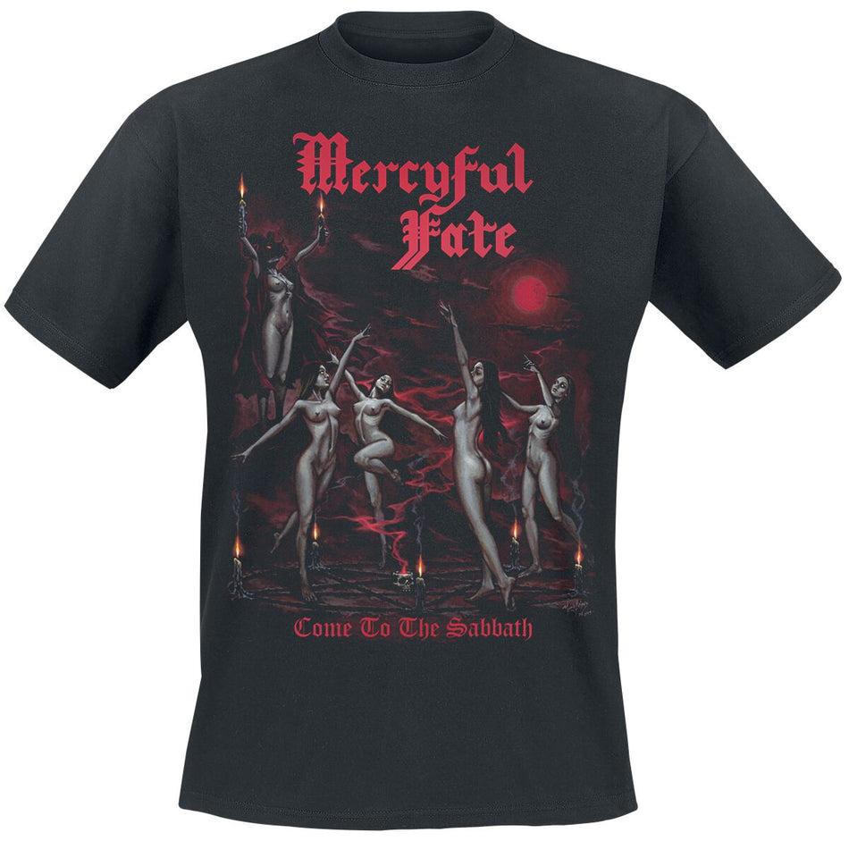 T-Shirt Manches courtes  de Mercyful Fate - Come To The Sabbath - S à 3XL - pour Homme - noir - Mercyful Fate