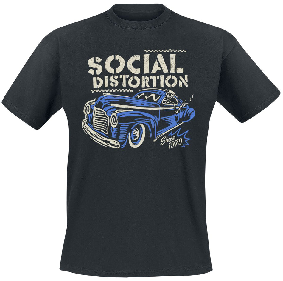 T-Shirt Manches courtes  de Social Distortion - Vintage Ride - S à 3XL - pour Homme - noir - Social Distortion