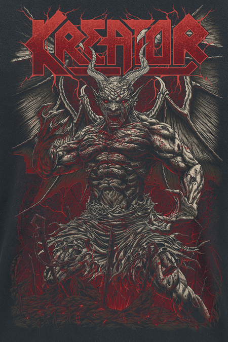 T-Shirt Manches courtes  de Kreator - Bringer Of Torture - S à 3XL - pour Homme - noir - Kreator - View 2