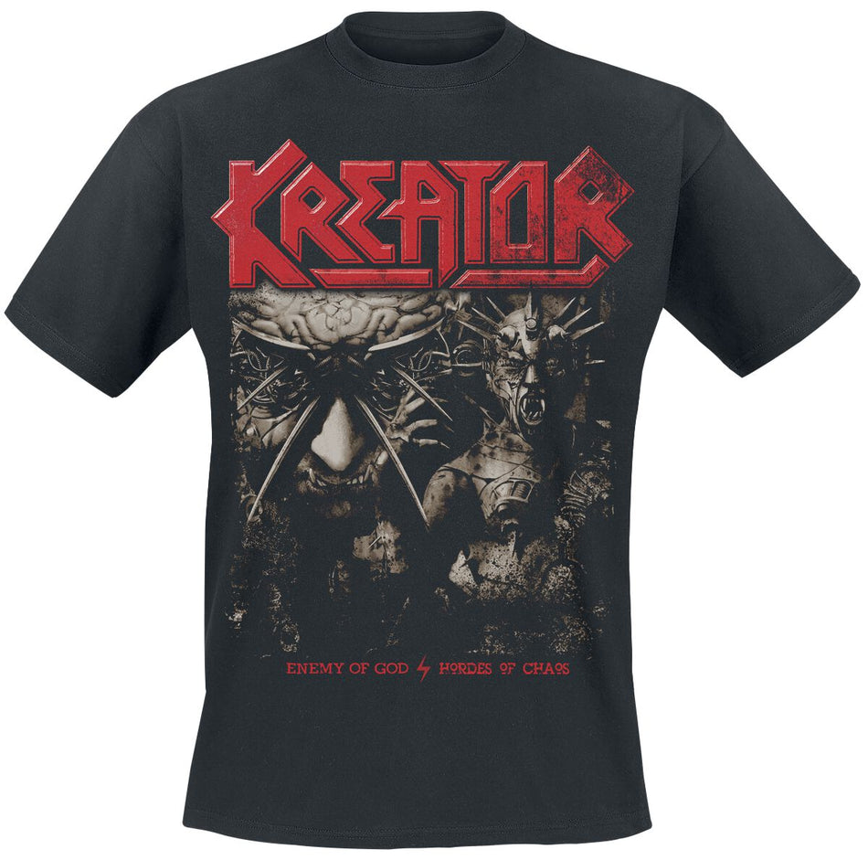 T-Shirt Manches courtes  de Kreator - Enemy Of Chaos - S à 3XL - pour Homme - noir - Kreator