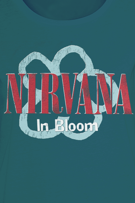 T-Shirt Manches courtes  de Nirvana - In Bloom - S à L - pour Femme - pétrole - Nirvana - View 2