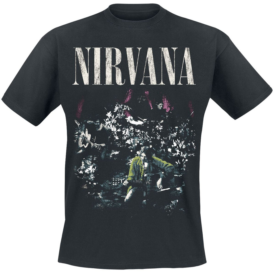 T-Shirt Manches courtes  de Nirvana - Unplugged - L à 3XL - pour Homme - noir - Nirvana