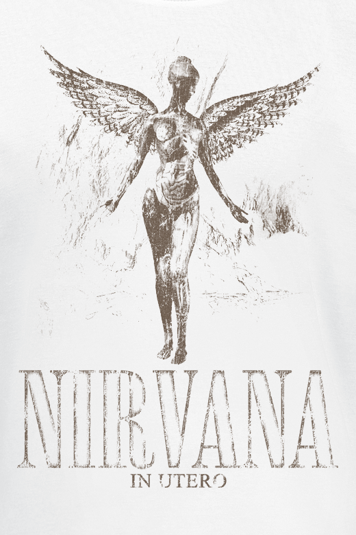T-Shirt Manches courtes  de Nirvana - In Utero - S à 4XL - pour Homme - blanc - Nirvana - View 2