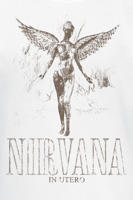 T-Shirt Manches courtes  de Nirvana - In Utero - S à 4XL - pour Homme - blanc - Nirvana - View 2
