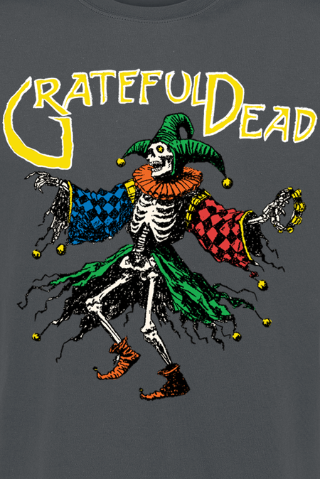 T-Shirt Manches courtes  de Grateful Dead - Skele Jester - S à M - pour Homme - anthracite - Grateful Dead - View 2
