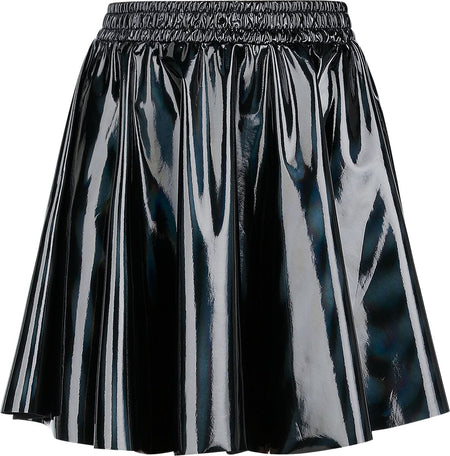 Jupe courte Gothic de Gothicana by EMP - Holographic Skirt - S à M - pour Femme - noir - Gothicana by EMP