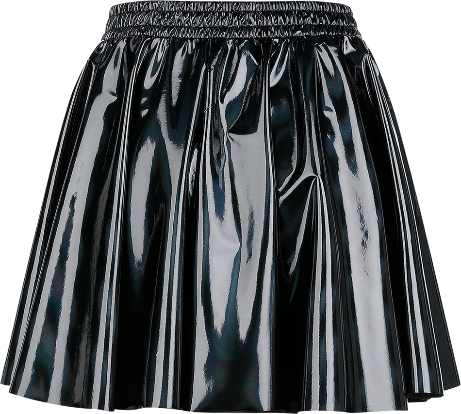 Jupe courte Gothic de Gothicana by EMP - Holographic Skirt - S à XL - pour Femme - noir - Gothicana by EMP - View 2