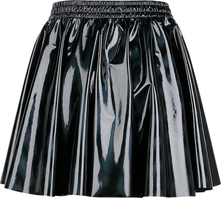 Jupe courte Gothic de Gothicana by EMP - Holographic Skirt - S à M - pour Femme - noir - Gothicana by EMP - View 2