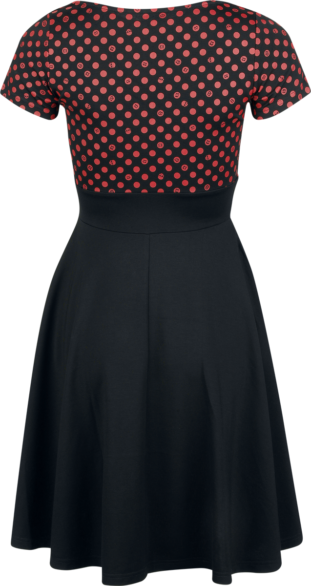 Robe mi-longue  de Rock Rebel by EMP - Rock Rebel X Lucky 13 - Dress - S à XXL - pour Femme - noir - Rock Rebel by EMP - View 2