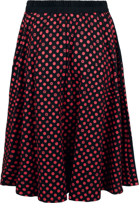 Jupe mi-longue  de Rock Rebel by EMP - Rock Rebel X Lucky 13 - Skirt - S à XXL - pour Femme - noir - Rock Rebel by EMP - View 2