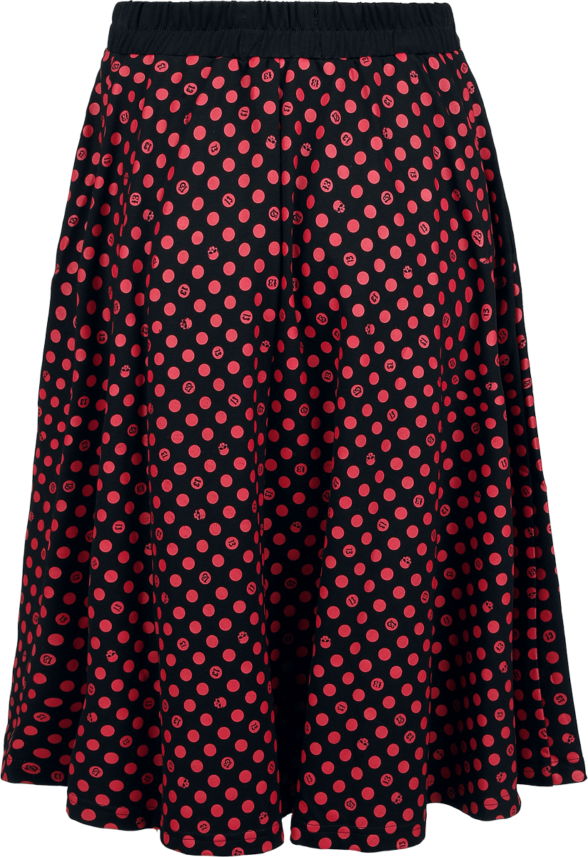 Jupe mi-longue  de Rock Rebel by EMP - Rock Rebel X Lucky 13 - Skirt - S à XXL - pour Femme - noir - Rock Rebel by EMP - View 2