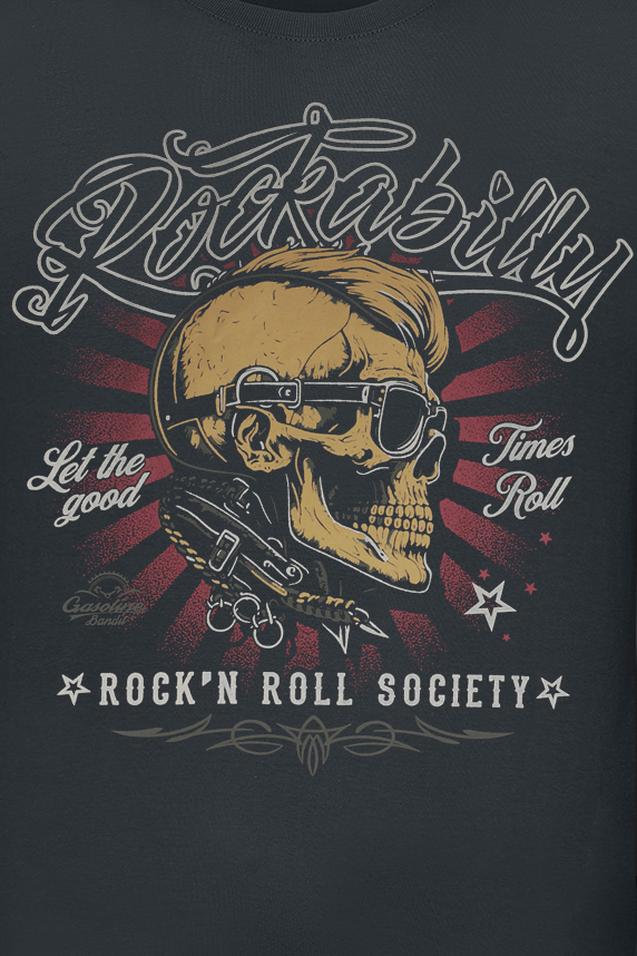 T-Shirt Manches courtes  de Gasoline Bandit - Good Times - M à 4XL - pour Homme - noir - Gasoline Bandit - View 2