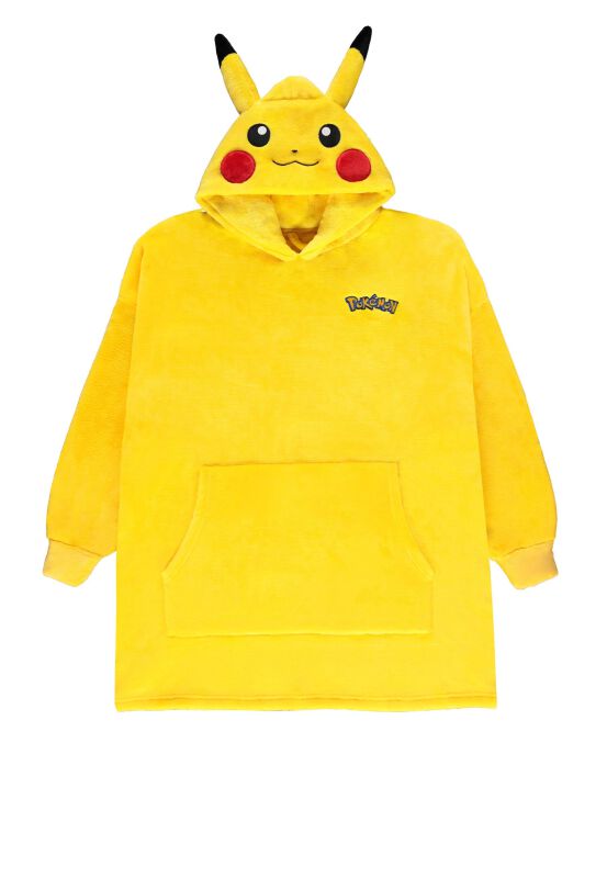 Sweat-shirt à capuche Gaming de Pokémon - Pikachu - L-2XL - pour Homme - jaune - Pokémon