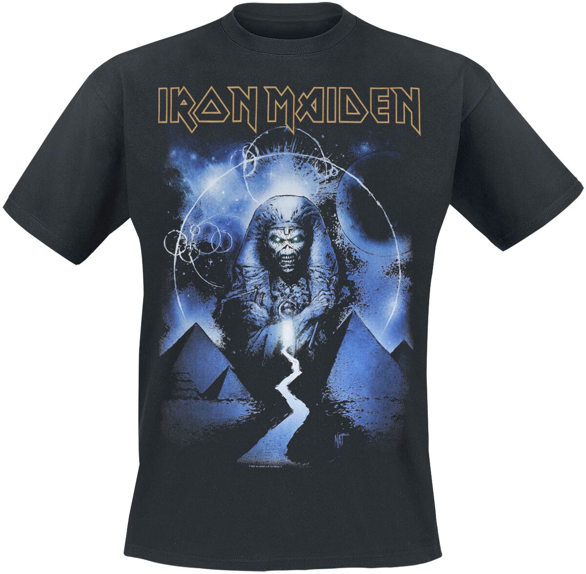 T-Shirt Manches courtes  de Iron Maiden - Piece Of Mind - Powerslave - S à 4XL - pour Homme - noir - Iron Maiden