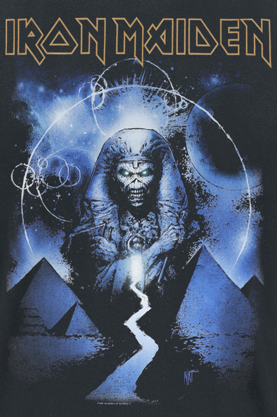 T-Shirt Manches courtes  de Iron Maiden - Piece Of Mind - Powerslave - S à 4XL - pour Homme - noir - Iron Maiden - View 2