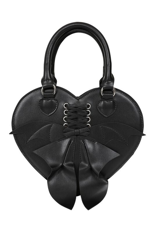 Sac à main Gothic de Banned Alternative - Glamorama Heart Shaped - pour Femme - noir - Banned Alternative