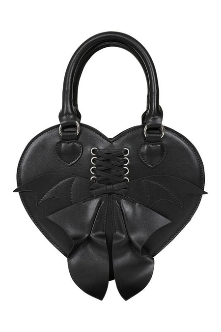 Sac à main Gothic de Banned Alternative - Glamorama Heart Shaped - pour Femme - noir - Banned Alternative