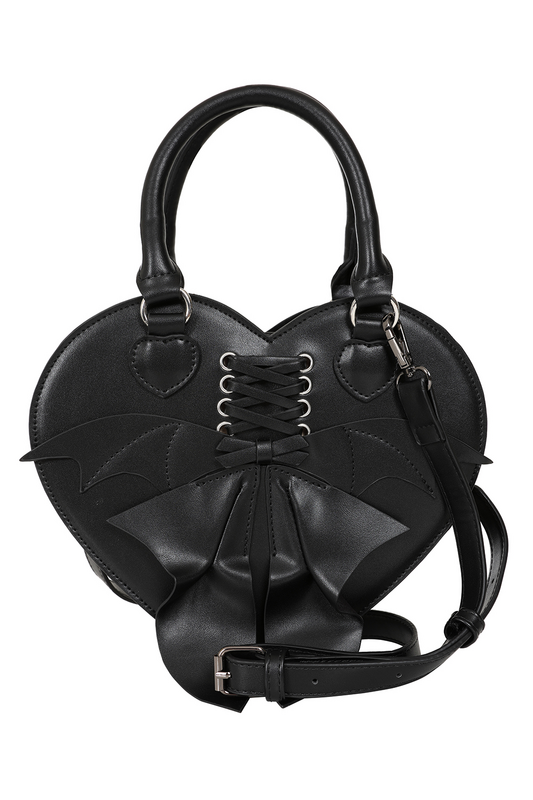 Sac à main Gothic de Banned Alternative - Glamorama Heart Shaped - pour Femme - noir - Banned Alternative - View 2