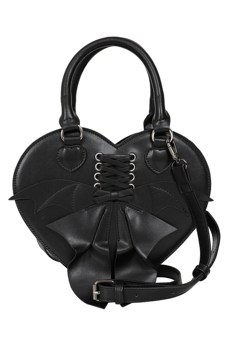 Sac à main Gothic de Banned Alternative - Glamorama Heart Shaped - pour Femme - noir - Banned Alternative - View 2