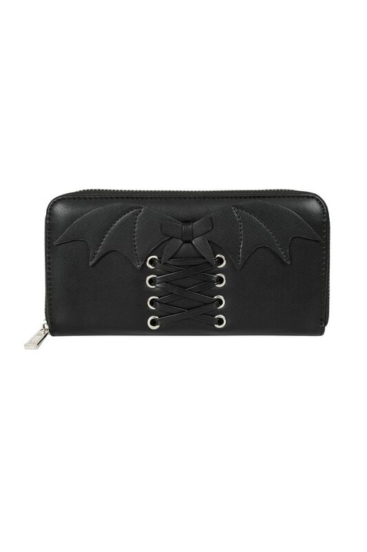 Portefeuille Gothic de Banned Alternative - Glamorama - pour Femme - noir - Banned Alternative