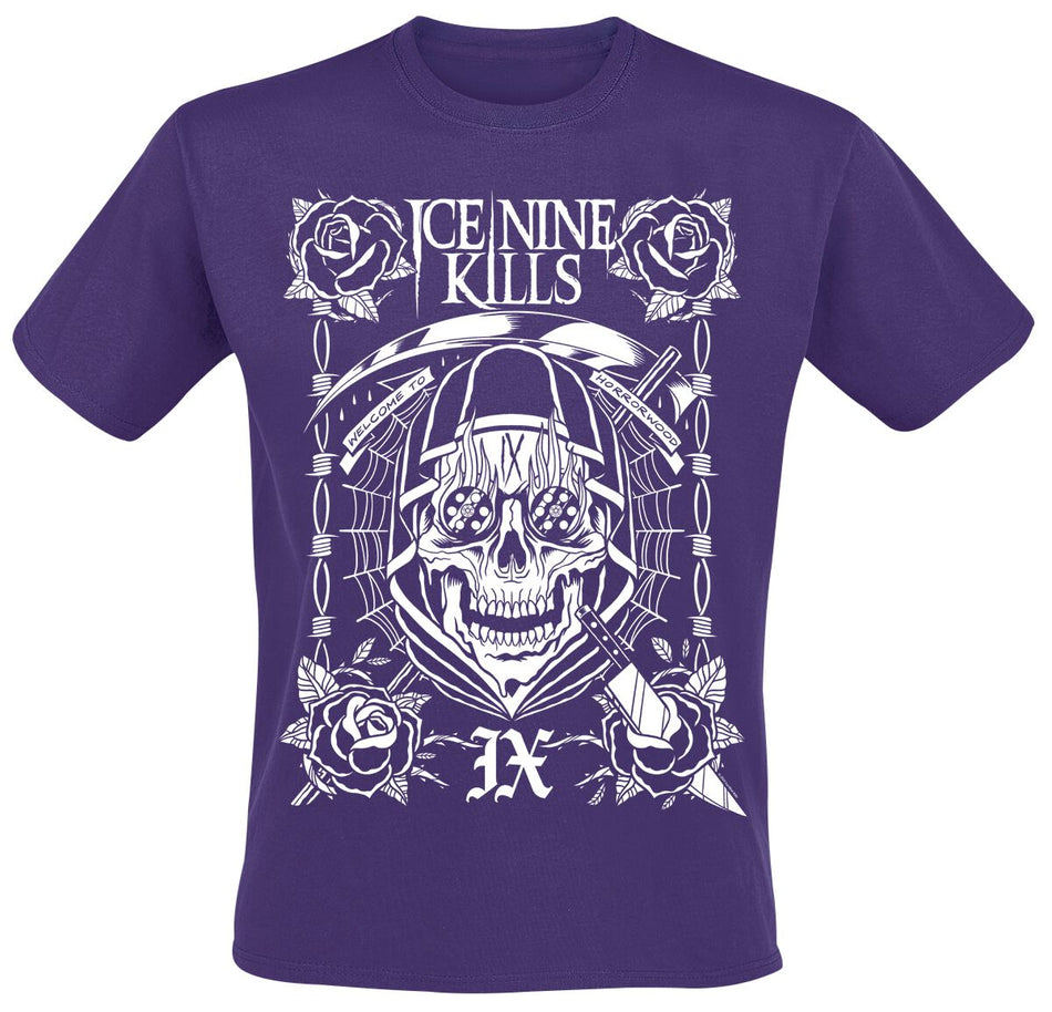 T-Shirt Manches courtes  de Ice Nine Kills - Tattoo Tee - M - pour Homme - lilas - Ice Nine Kills