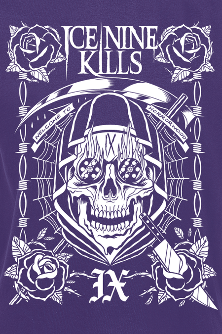 T-Shirt Manches courtes  de Ice Nine Kills - Tattoo Tee - M - pour Homme - lilas - Ice Nine Kills - View 2