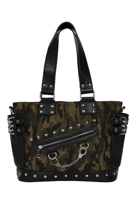 Sac à main Gothic de Banned Alternative - Hellbound Wish Camo - pour Femme - camouflage - Banned Alternative