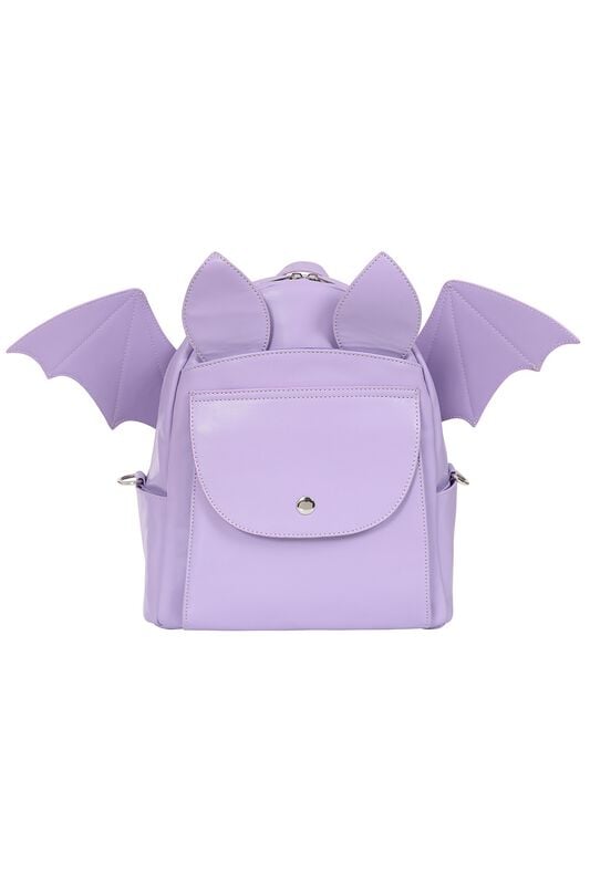 Sac à dos Gothic de Banned Alternative - Chauve-Souris - pour Femme - lilas - Banned Alternative