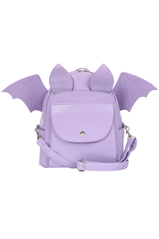 Sac à dos Gothic de Banned Alternative - Chauve-Souris - pour Femme - lilas - Banned Alternative - View 2