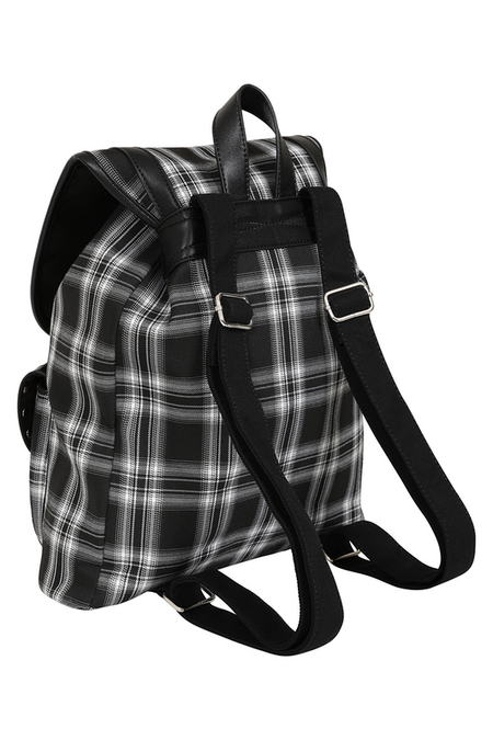 Sac à dos Gothic de Banned Alternative - Yamy - pour Femme - noir/blanc - Banned Alternative - View 2