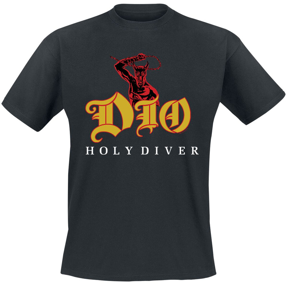 T-Shirt Manches courtes  de Dio - Holy diver - S à 4XL - pour Homme - noir - Dio