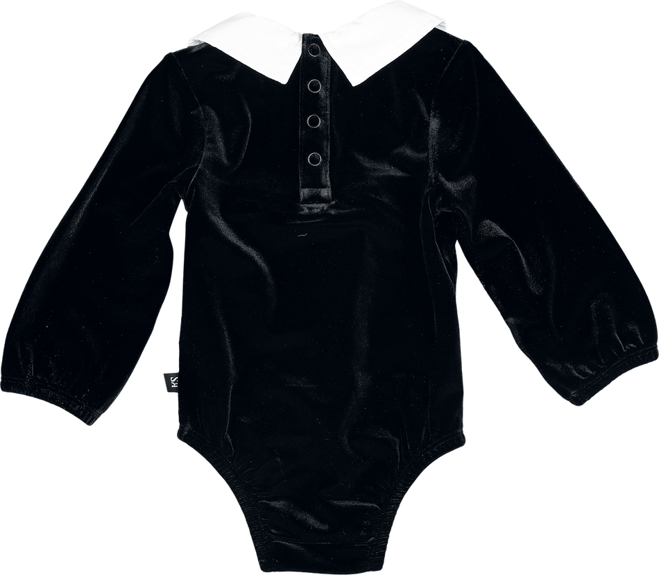 Body Gothic de Baby Bat by Killstar - Boo! Long Sleeved Bodysuit - 80 à 86/92 - pour filles - noir - Baby Bat by Killstar - View 2