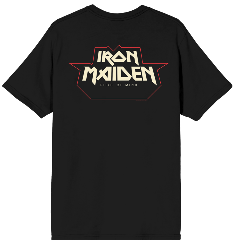 T-Shirt Manches courtes  de Iron Maiden - Piece Of Mind - Comics Retail V3 - S à 3XL - pour Homme - noir - Iron Maiden - View 2
