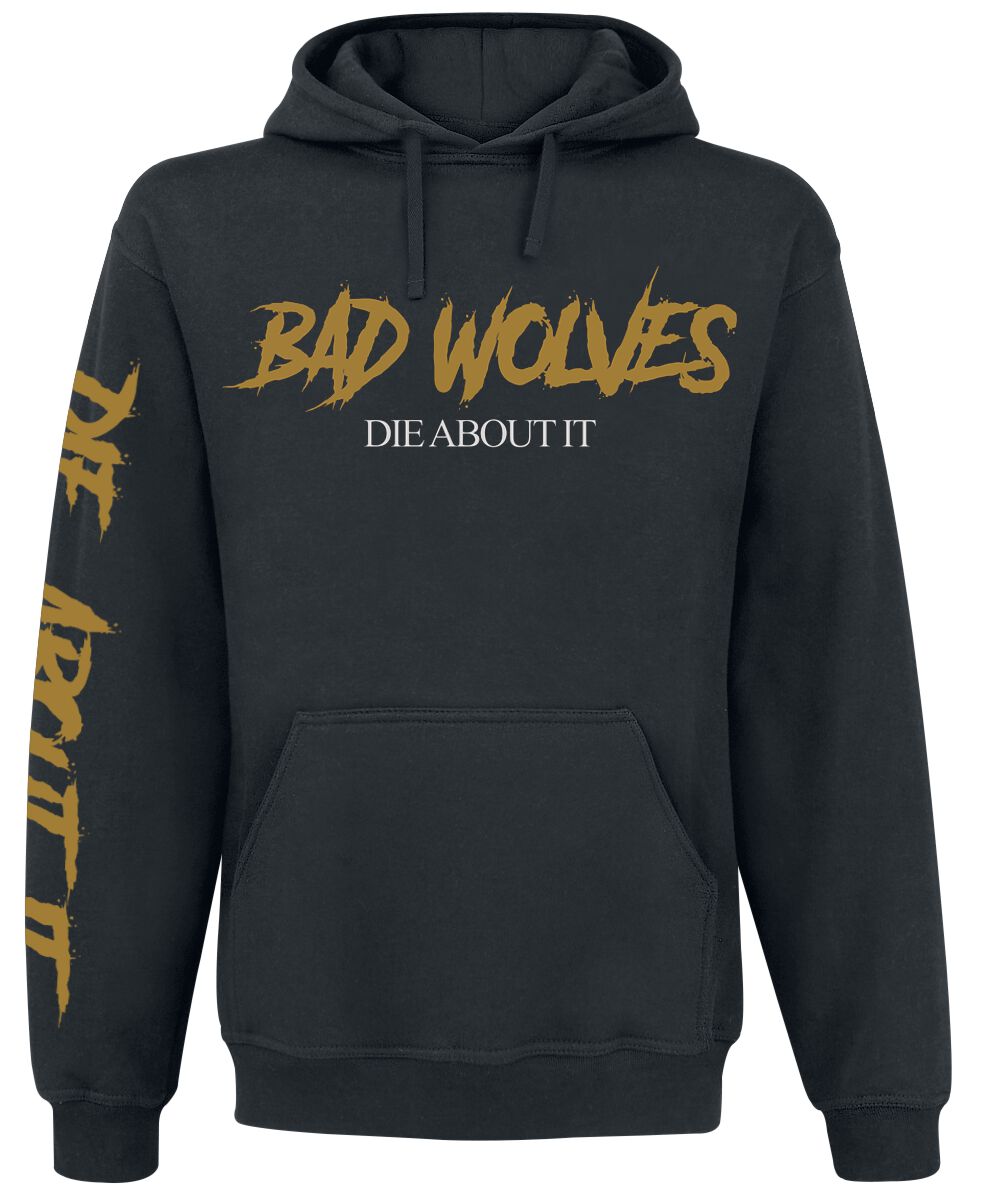 Sweat-shirt à capuche  de Bad Wolves - Die About It Hoodie - S à XXL - pour Homme - noir - Bad Wolves