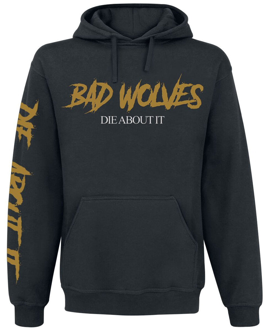 Sweat-shirt à capuche  de Bad Wolves - Die About It Hoodie - S à XXL - pour Homme - noir - Bad Wolves