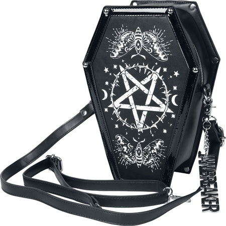 Sac à dos Gothic de Jawbreaker - Cercueil - pour Femme - noir/blanc - Jawbreaker